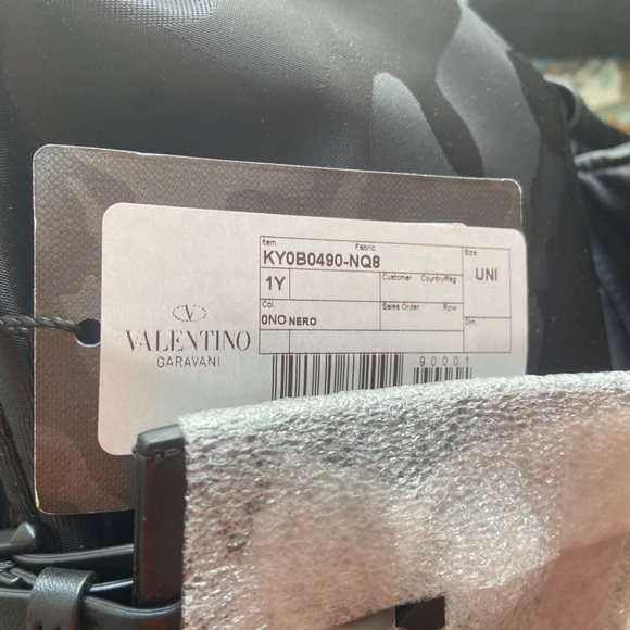 Valentino Garavani Leather and Nylon Camo Backpack - Picture 8 of 8